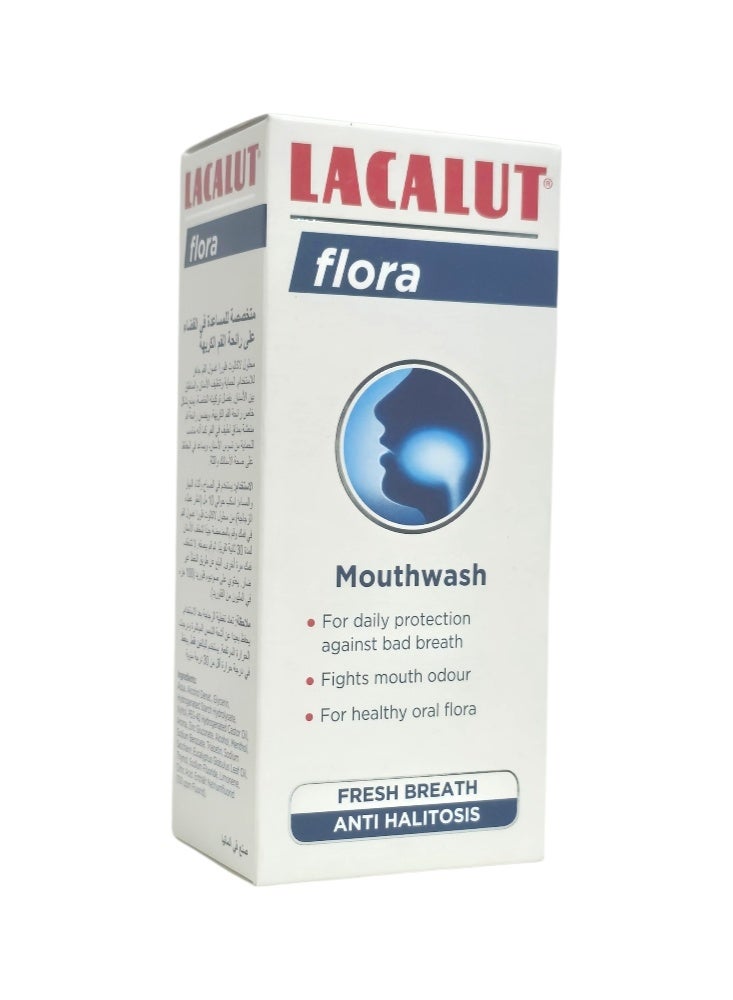 LACALUT Mouthwash Flora Fresh Breath Anti Halitosis 300Ml - Image 3